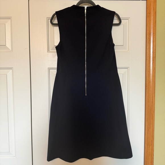 Tommy Hilfiger Navy Blue Sheath Mini Dress with Gold Buttons - Picture 4 of 11